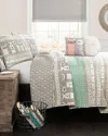 Lush Decor Fashions 5pc Llama Full/queen Quilt Set