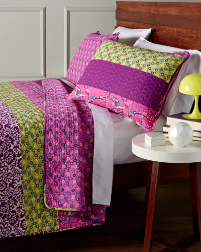 Lush Decor Floral Patch Cotton Quilt Set