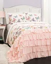 Lush Decor Flutter Butterfly Quilt Set