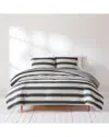 Lush Decor Lush Décor Gale Cabana Stripe Comforter Set In Neutral