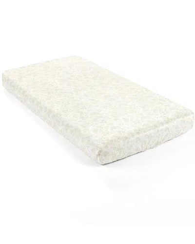 Lush Decor Garden Of Flowers Soft & Plush Fitted Crib Sheet In Neutral