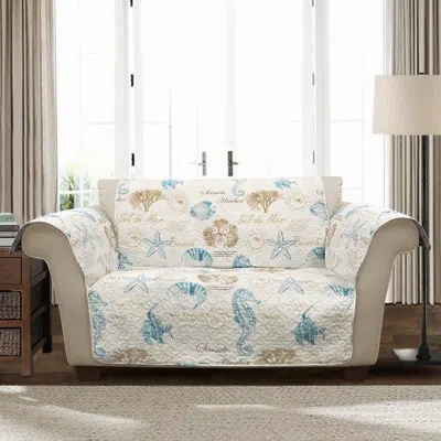 Lush Decor Harbor Life T-cushion Slipcover In Loveseat