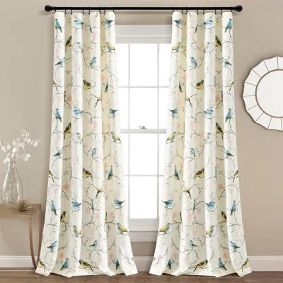 Lush Decor Ikramuddin Light Filtering Window Curtain Panels Multi 52x84 Set