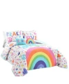 Lush Decor Kids Unicorn Heart Quilt Sets In Multi