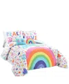 Lush Decor Kids Unicorn Rainbow 5-pc. Quilt Set, Full/queen In Multi