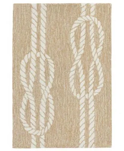 Lush Decor Liora Manne Capri Ropes Rug Collection In Brown