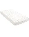 Lush Decor Llama Love Rainbow Soft & Plush Fitted Crib Sheet In Pink