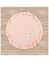 Lush Decor Baby Round Ruffle Play Mat Blush In Blush