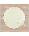Lush Decor Baby Round Ruffle Play Mat Ivory In Ivory