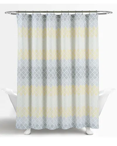Lush Decor Medallion Ombre Shower Curtain In Yellow