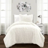 Lush Decor Microfiber 2 Piece Comforter Set In Ivory