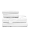 Lush Decor Milo Solid Sheet Set In White