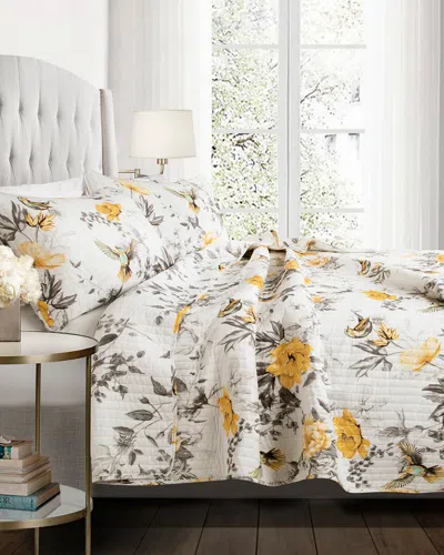 Lush Decor Penrose Floral Quilt 3pc Set