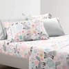 Lush Decor Pixie Fox Sheet Set In Pink;gray