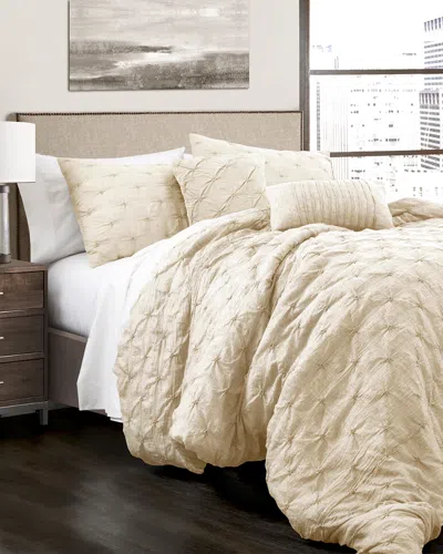 Lush Decor Ravello Pintuck Comforter Set