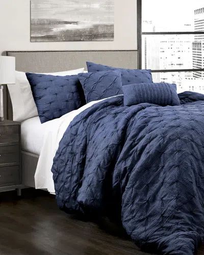 Lush Decor Ravello Pintuck Comforter Set