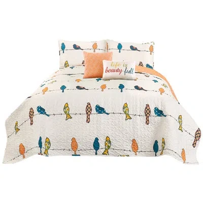 Lush Decor Rowley Birds Birds Throw In Multi