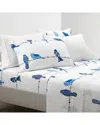 Lush Decor Rowley Birds Soft Sheet Set In Navy