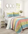 Lush Decor Royal Empire Reversible 3-pc. Quilt Set, Full/queen In Multi