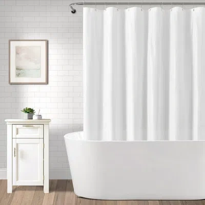 Lush Decor Solid Color Shower Curtain Liner