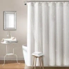 Lush Decor Solid Color Single Shower Curtain