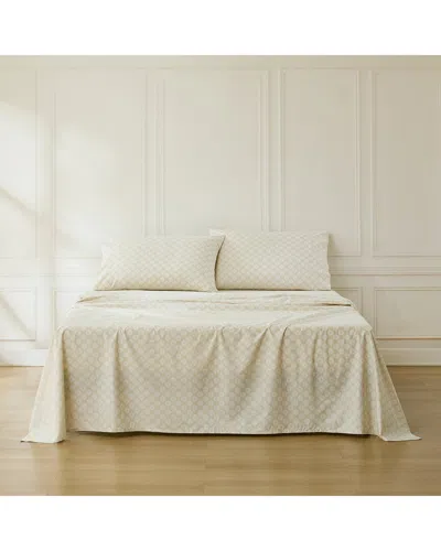 Lush Decor Lush Décor Sophie Cotton Sheet Set In Yellow