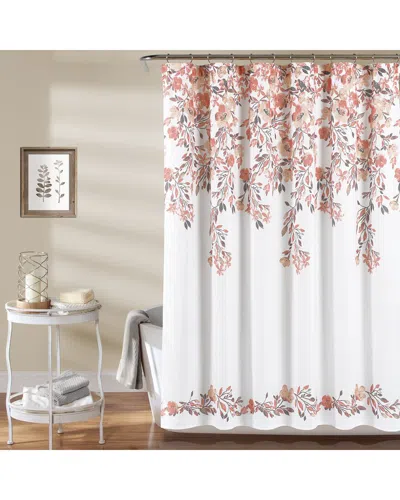 Lush Decor Lush Décor Tanisha Shower Curtain In White