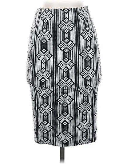 Pre-owned Lush Formal Skirt In Black