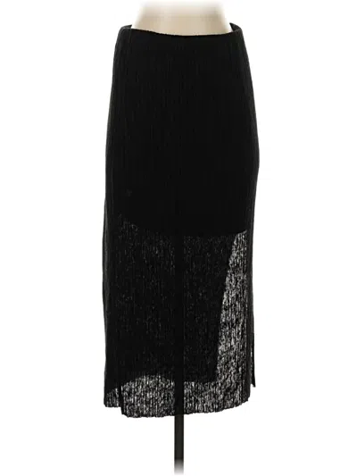 Pre-owned Lush Formal Skirt In Black