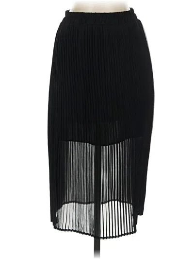 Pre-owned Lush Formal Skirt In Black