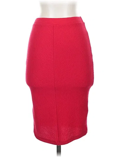 Pre-owned Lush Formal Skirt In Red