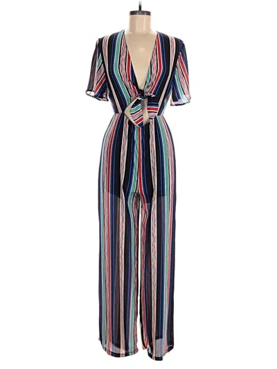 Pre-owned Lush Jumpsuit In Blue