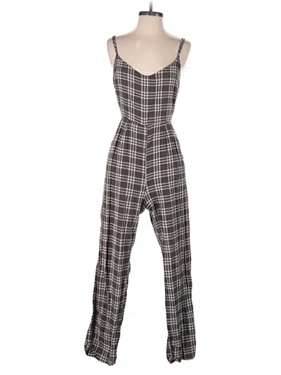 Pre-owned Lush Jumpsuit In Brown