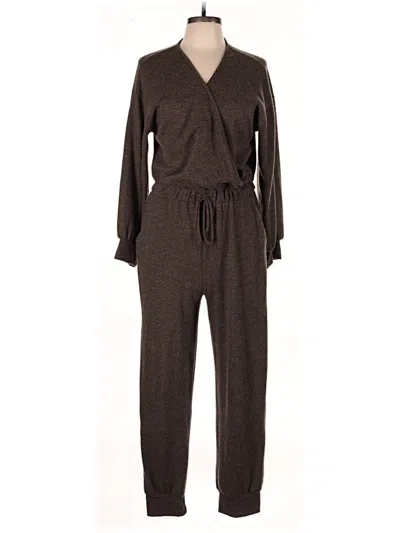 Pre-owned Lush Jumpsuit In Brown
