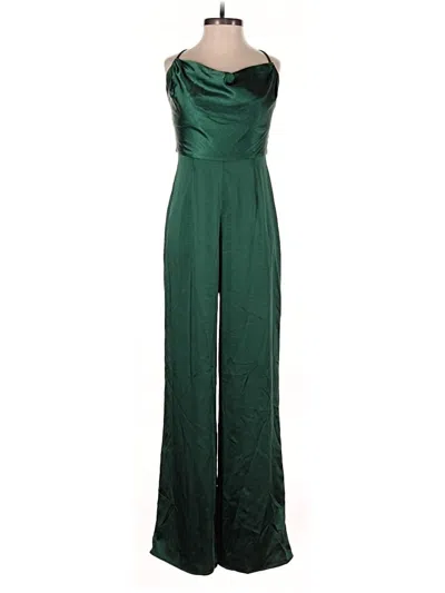 Pre-owned Lush Jumpsuit In Green