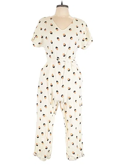 Pre-owned Lush Jumpsuit In Ivory