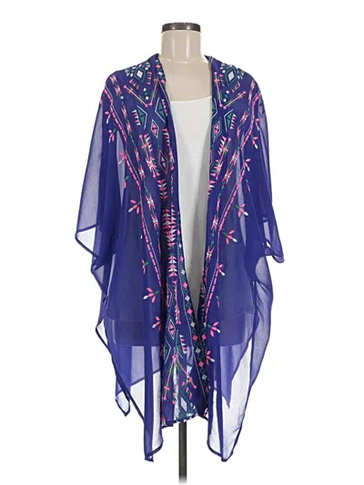 Pre-owned Lush Kimono In Purple