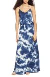 Lush Knit Maxi Dress In Cobalt