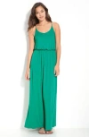 Lush Knit Maxi Dress In Tree