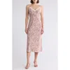 Lush Lace Trim Slipdress In Pink