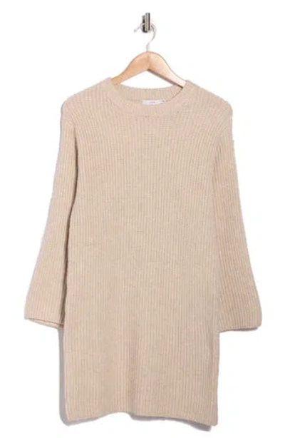 Lush Long Sleeve Sweater Dress In Multi