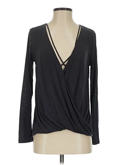 Pre-owned Lush Long Sleeve T-shirt In Black