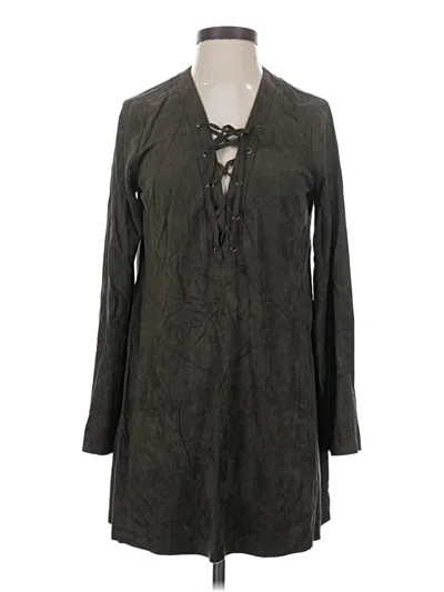 Pre-owned Lush Long Sleeve T-shirt In Gray