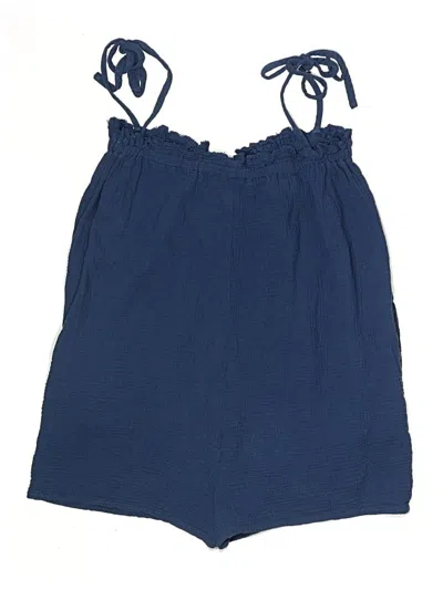 Pre-owned Lush Overall Shorts In Blue