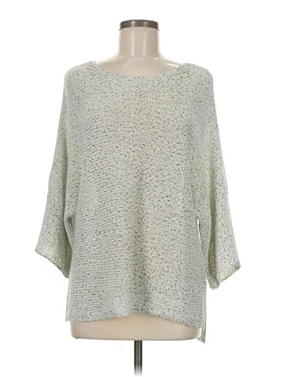 Pre-owned Lush Poncho In Silver