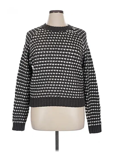 Pre-owned Lush Pullover Sweater In Black