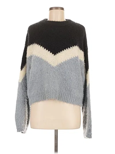 Pre-owned Lush Pullover Sweater In Gray
