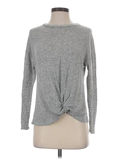 Pre-owned Lush Pullover Sweater In Gray