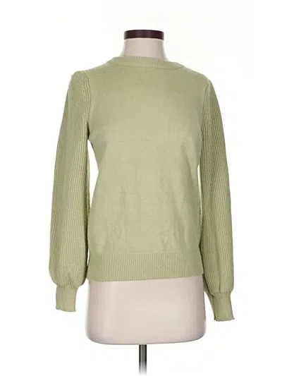 Pre-owned Lush Pullover Sweater In Green
