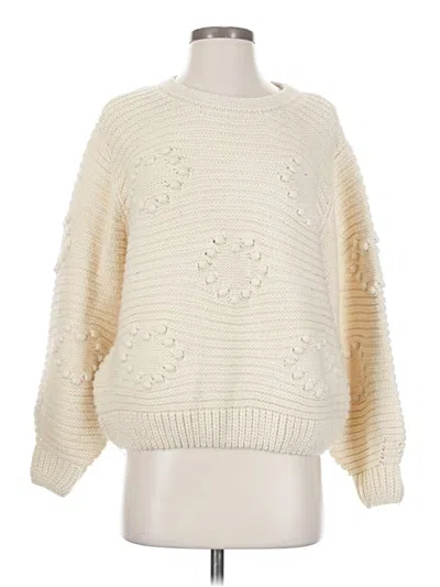 Pre-owned Lush Pullover Sweater In Ivory
